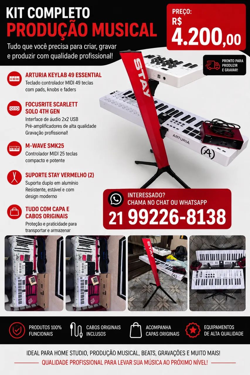 Arturia keylab essential 49 ( setup completo ) 