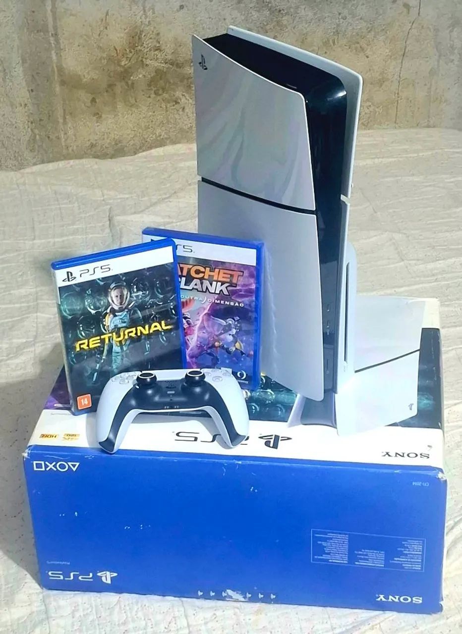 PS5 slim 1TB (Mídia Física e Digital) - Foto 3