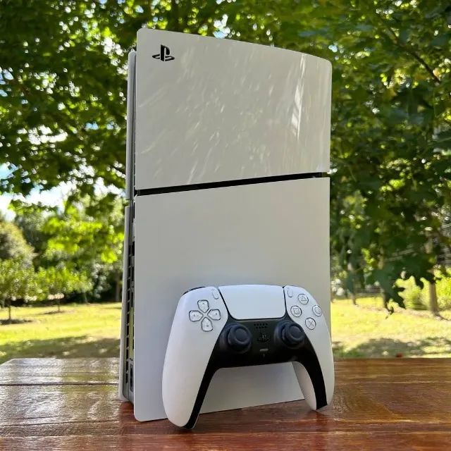 Console PS5 Slim 1TB SSD Digital Impecável com Caixa e Garantia - Foto 3
