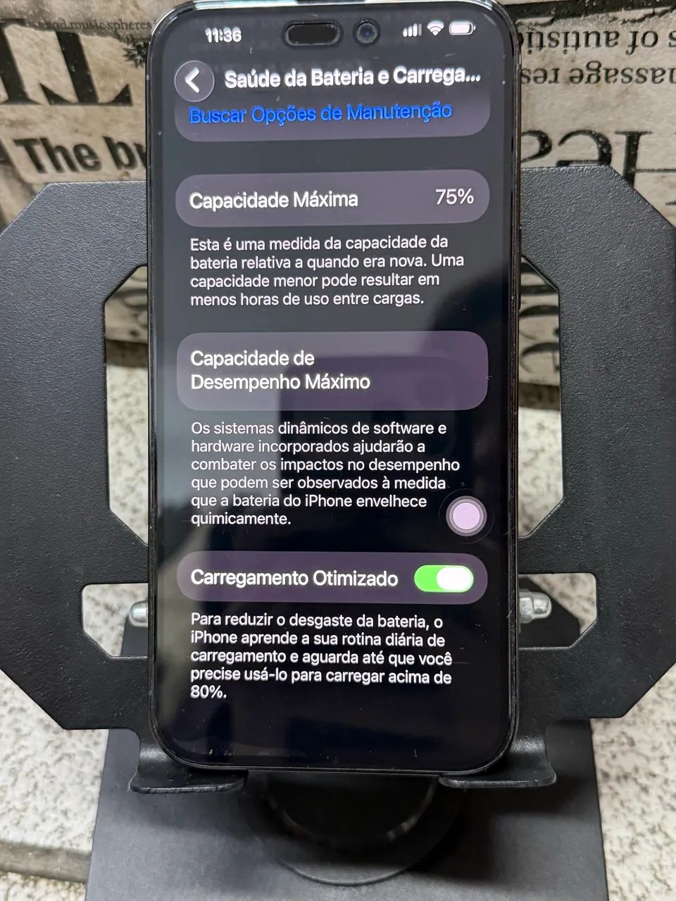 iPhone 14 Pro Max 128 GB - Preto Espacial - Original Anatel - Foto 5