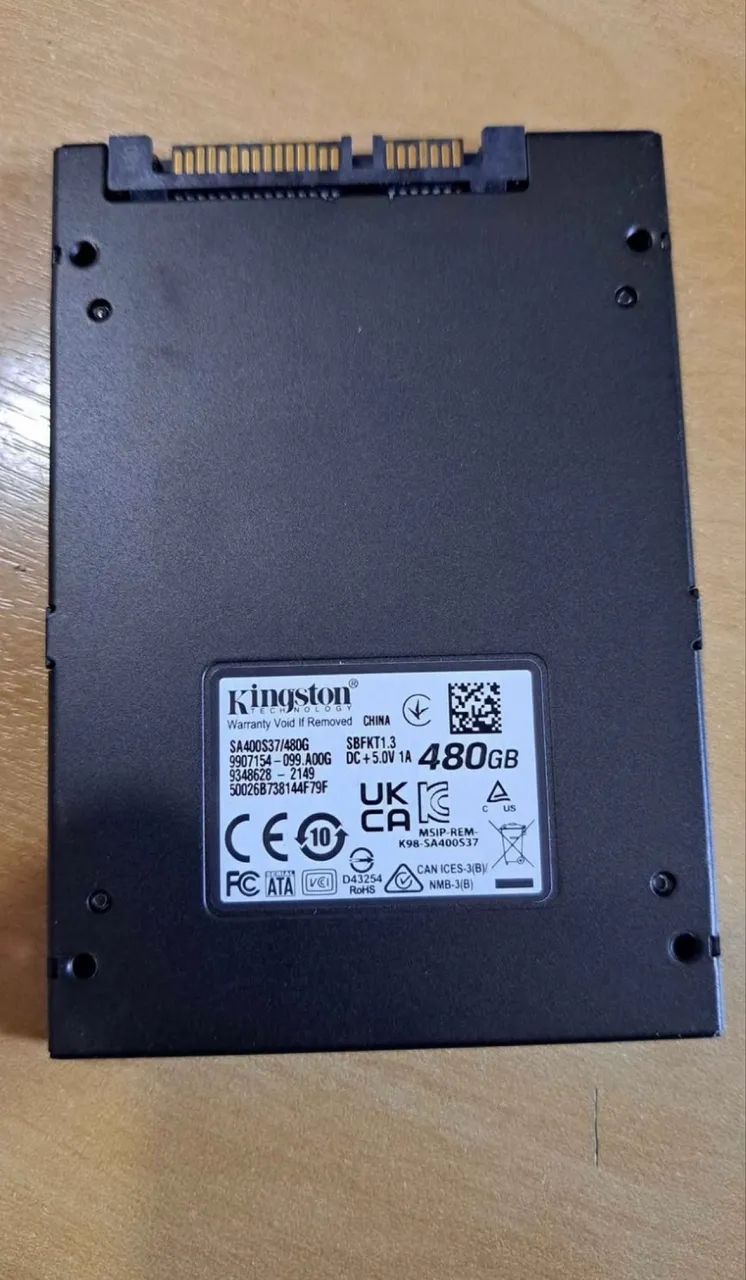 SSD KINGSTON 480GB IMPECÁVEL  - Foto 2