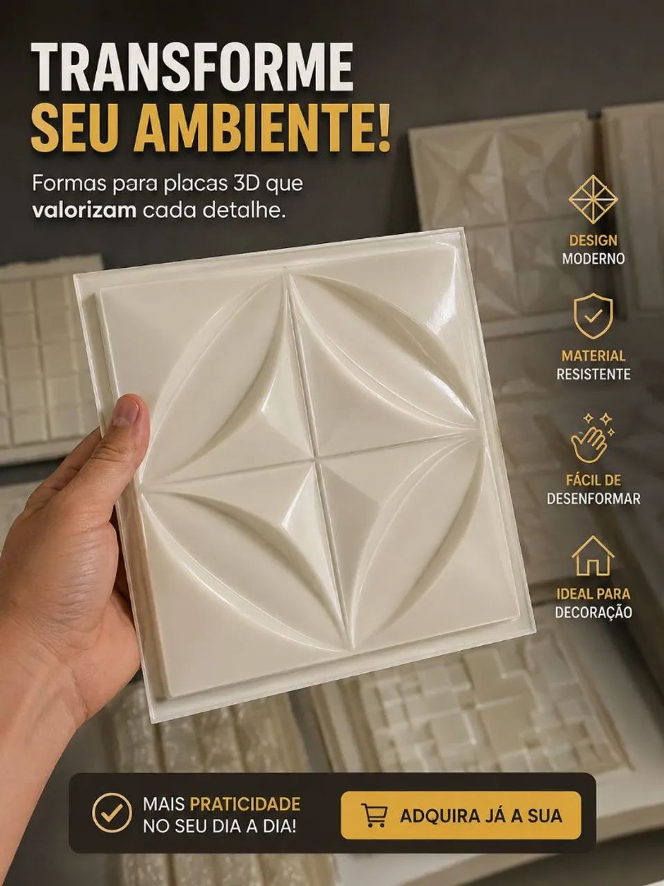 Máquina de fazer formas Gesso 3D  - Foto 4