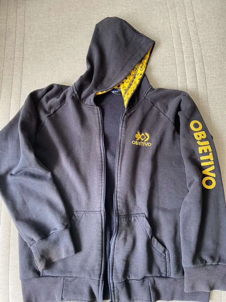 Blusão moletom colégio Objetivo - Num 16 - Foto 2