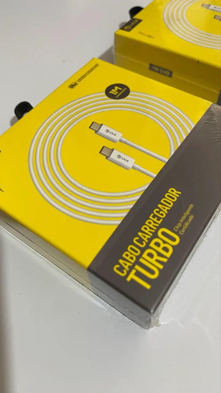 CABO PARA CARREGADOR COM DUAS CONEXÃO TIPO C 