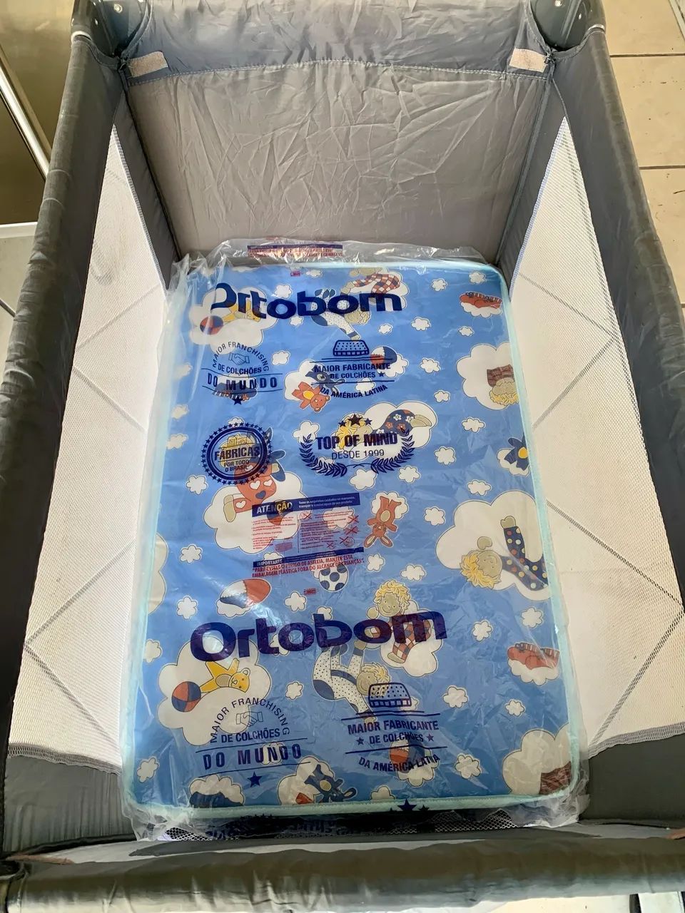 Berço e colchão Ortobom novo  - Foto 4