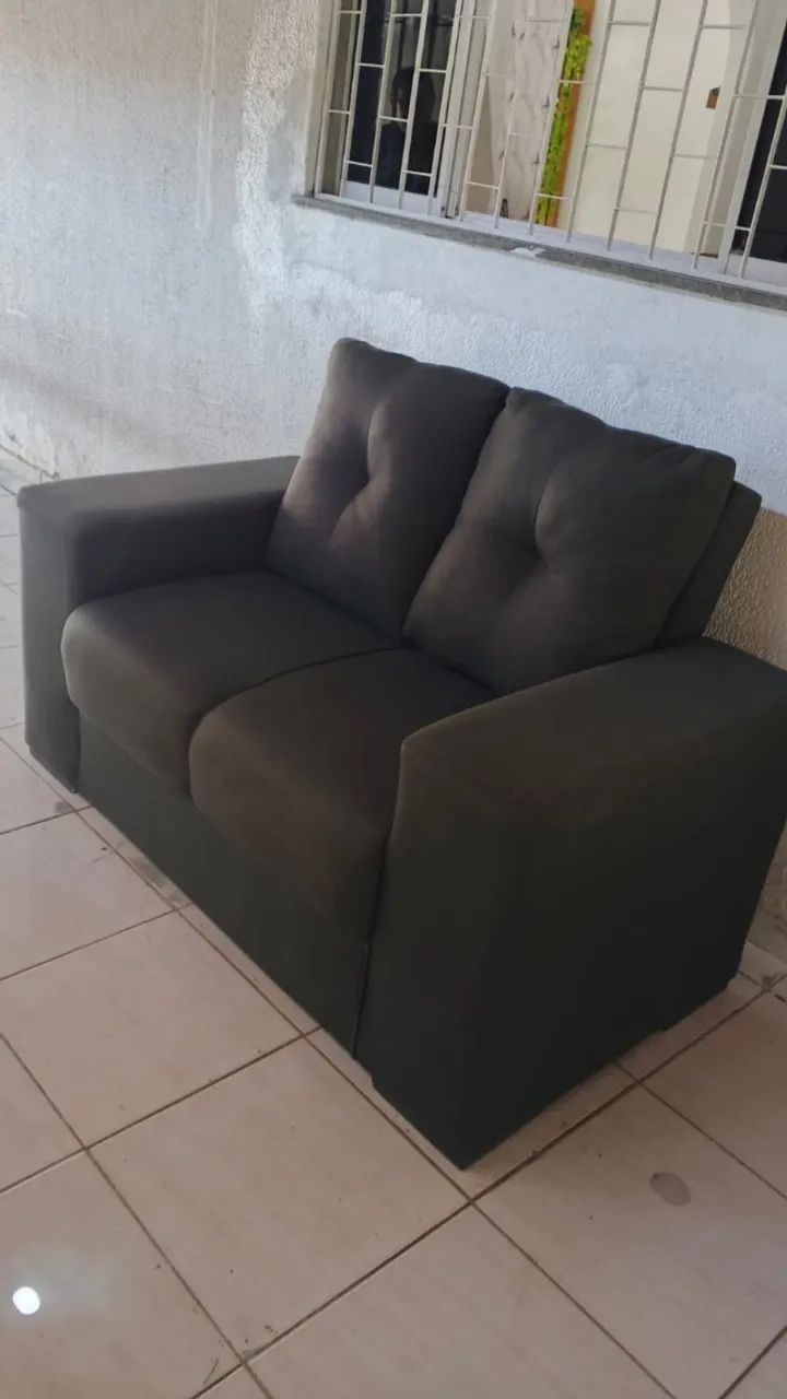 Conjunto sofá 2 e 3 lugares 