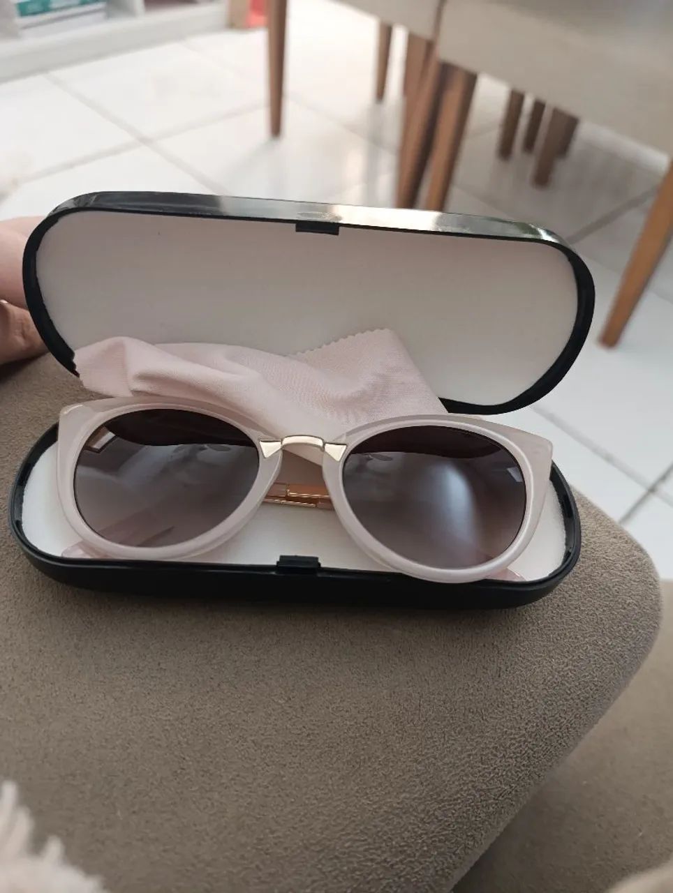 Óculos de Sol Gatinho Rosa 