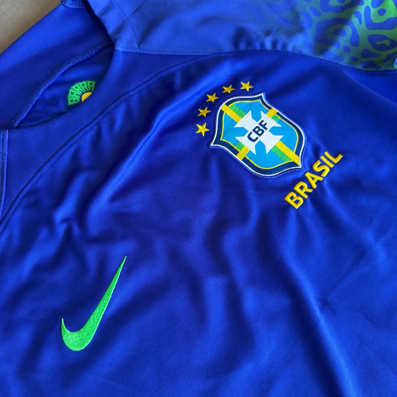 Camisa Seleção Brasileira Masculina Tamanho M - Foto 3
