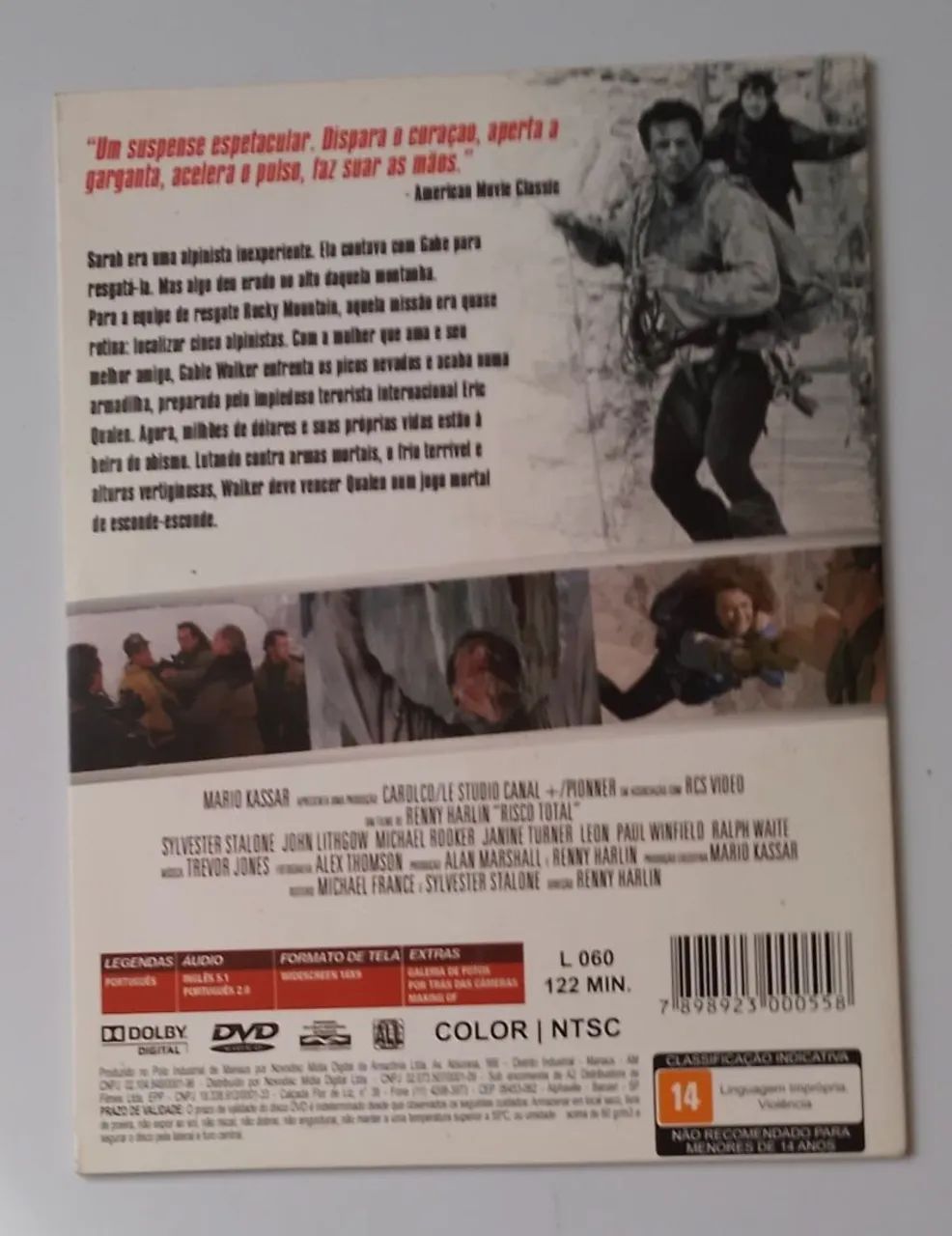 DVD Risco Total - Foto 2