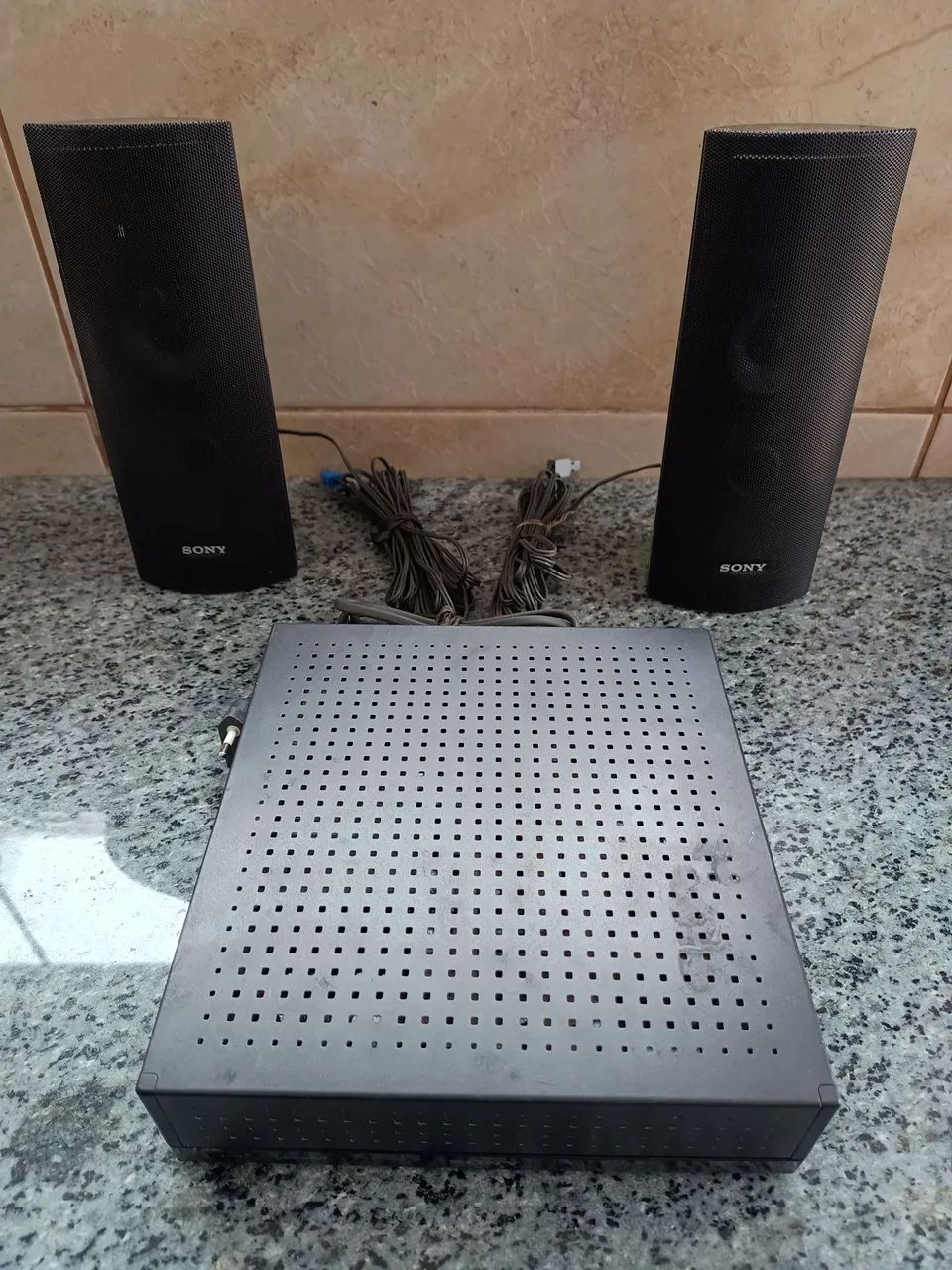 Amplificador de som surround Sony TA-SA300WR com caixas acústicas