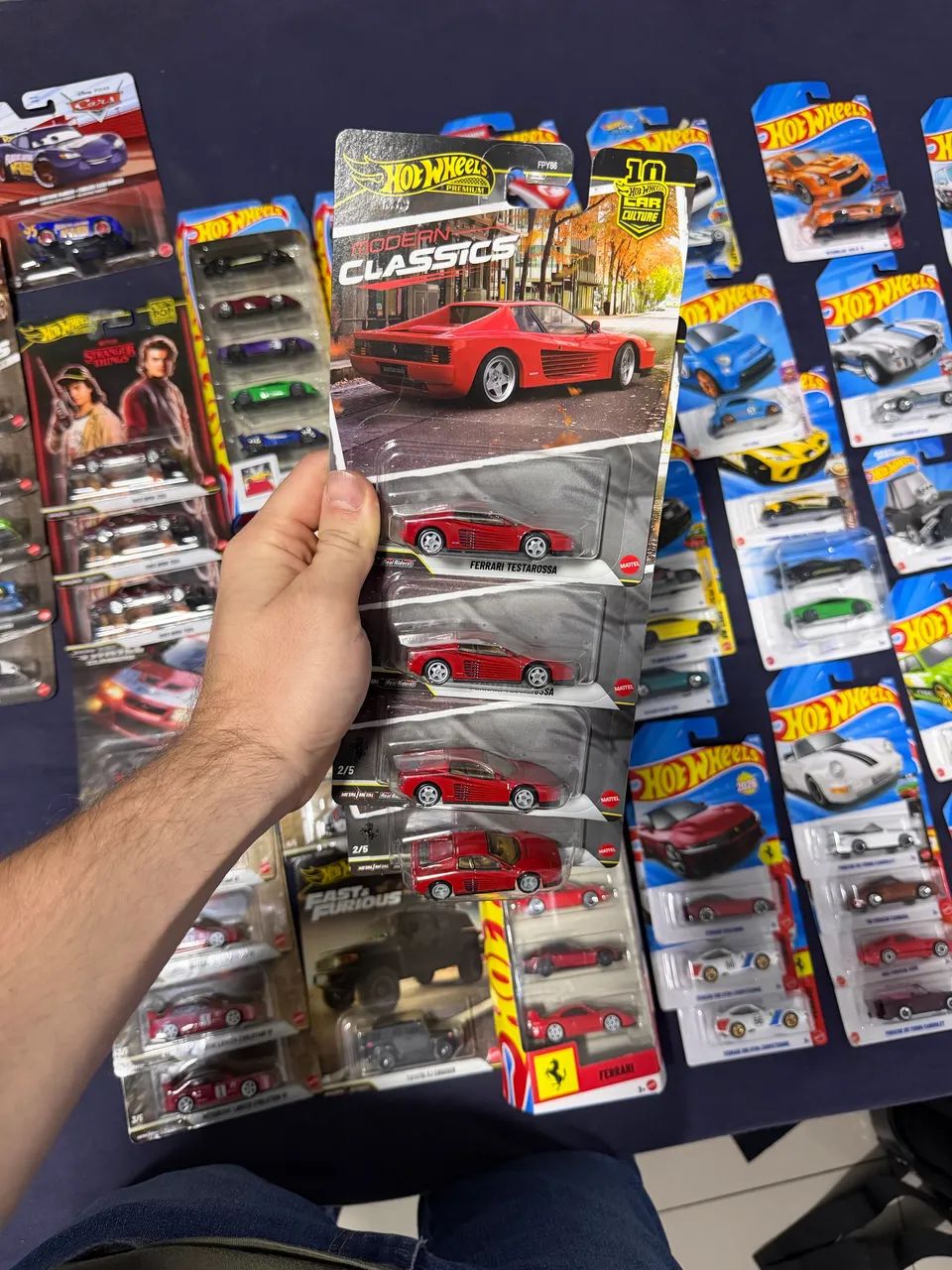 Hotwheels ferrari Testarossa 