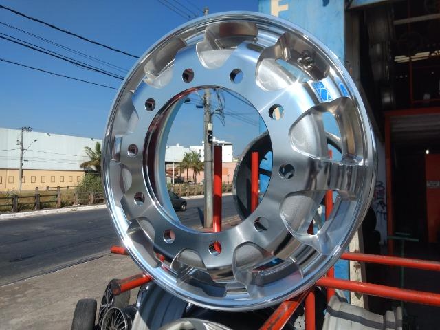 Roda para caminhão de Alumínio aro 22,5 X 8,25 10 furos, modelos Speedline, GT1 e GT2 - Foto 9