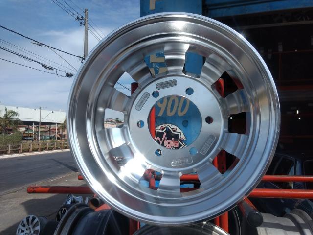 Roda de Alumínio Italspeed para caminhão 3/4 6 furos Speedline aro 17,5 x 6,00 barato - Foto 6