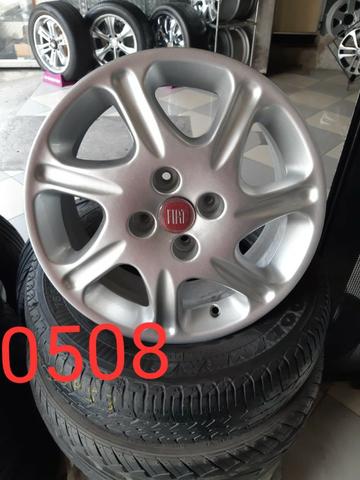 Rodas aro 15 para Palio/Siena/Punto/Bravo/Argo/Mobi/Brava/Wekkend/Linea entre outros carro - Foto 8