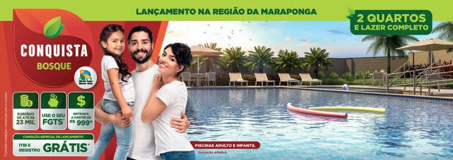 Apartamento com 2/4 e Lazer Completo na Região da Maraponga - ITBI + Registro Grátis