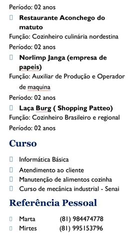Cozinheiro profissional serv service Cozinha geral chinesa brasileira nordestina regional - Foto 2