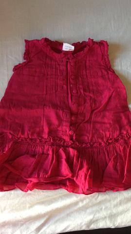 Vestido para sua bebê passar o Natal!