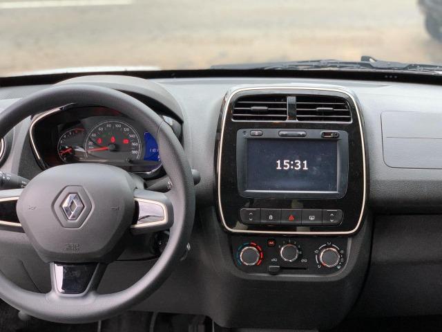 Kwid Intense 1.0 Flex 2019 Branco Apenas 11 mil km - Foto 9