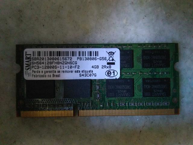 Aproveite memória ram 4gb notebook