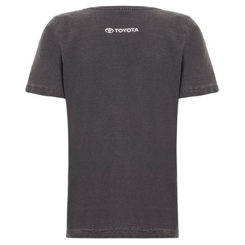Camiseta Infantil 8 anos Wake up Hilux preta - Foto 2