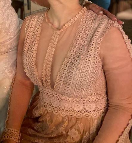 Vestido rosé rosa festa madrinha formanda - Foto 4