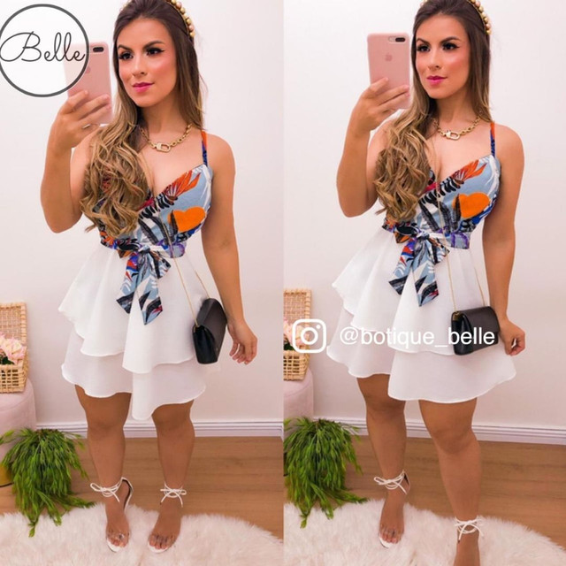Vestidinho em crepe