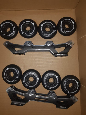 Vendo rodas e base traxart