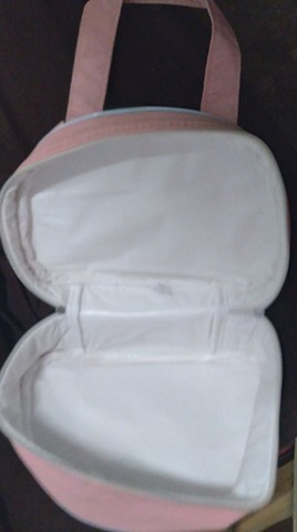 Bolsa de bebê Rosa e branca