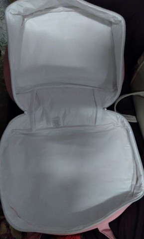 Bolsa de bebê Rosa e branca - Foto 2