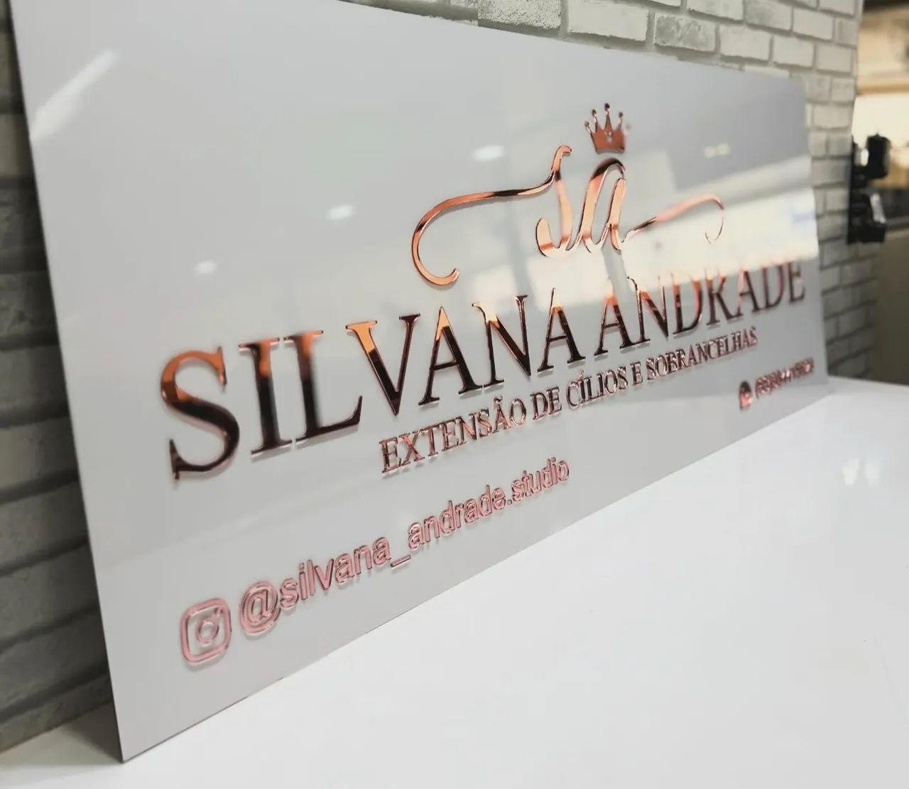 Placa Para Loja em Brasília com menor preço e valor, placa acm, Fachada, placa comércio, - Foto 2