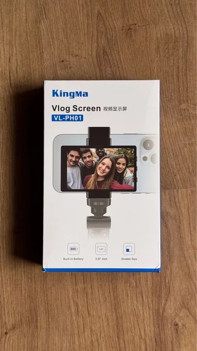 Tela Espelhar Celular Câmera Traseira Kingma Vlog Selfie - Foto 5