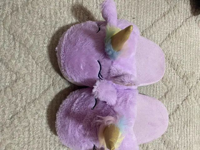 Pantufa unicórnio 