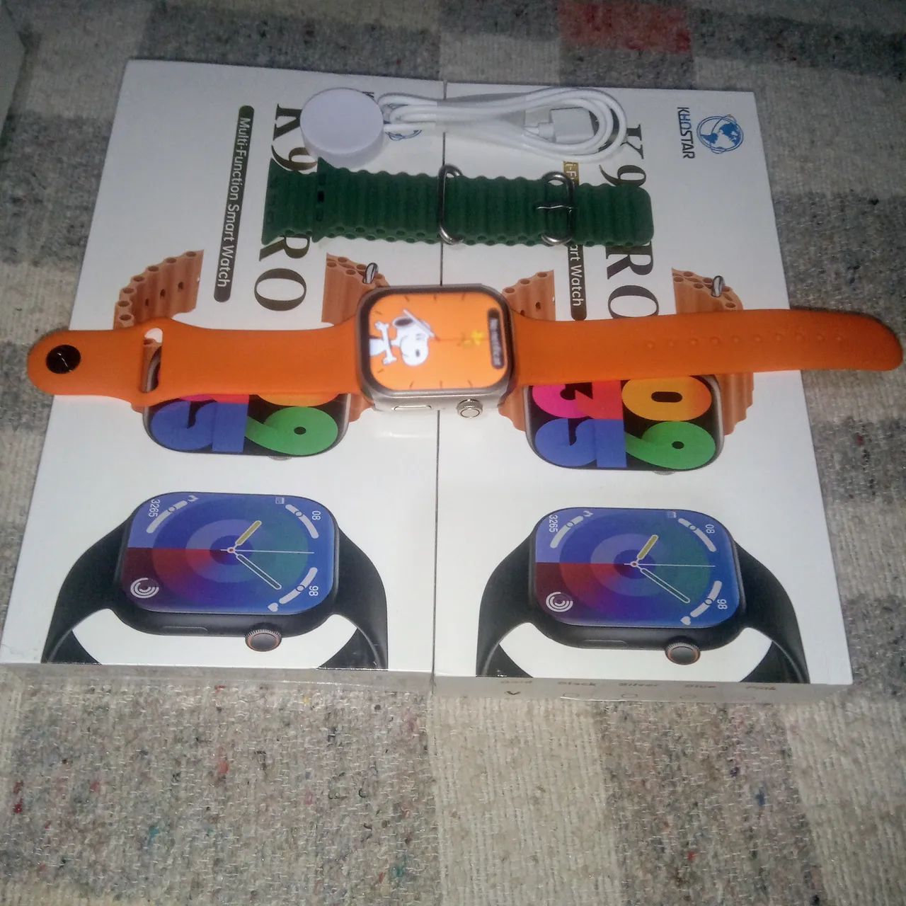 Relógio smartwatch K9 pro acompanha  pulseira  Extra - Foto 4