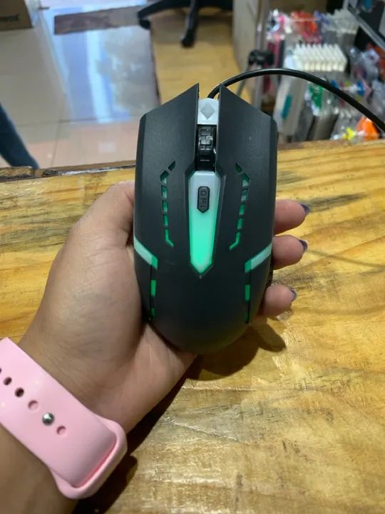 Kit Gamer 4 em 1 Tedge Mouse, teclado, headset e mousepad   - Foto 5