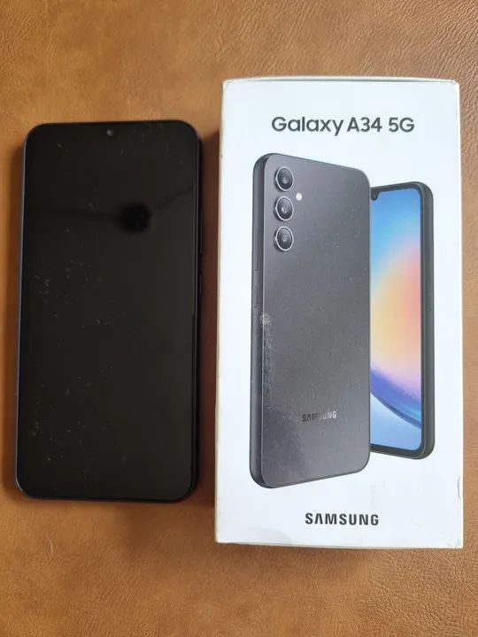 Celular Galaxy A34 5G - com defeito 