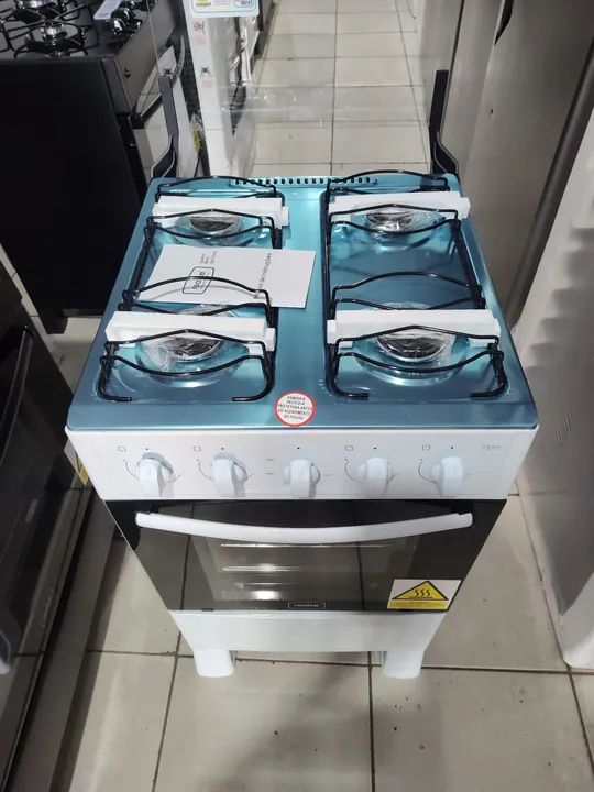 Fogão 4 Bocas realce ares branco (sem acendimento automático) novo 1 ano de garantia  - Foto 3