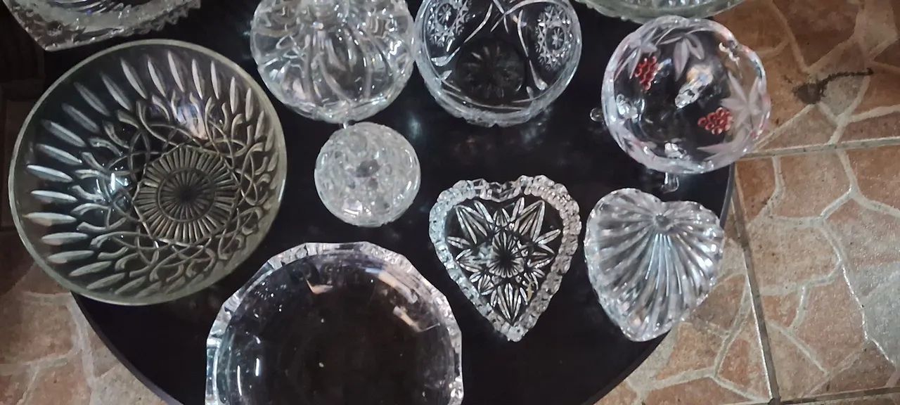 Jogo de 11 belíssimas peças transparente  - Foto 5