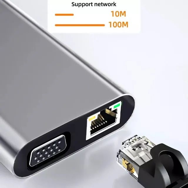 Adaptador Tipo-c 11 Em 1 Hdmi 4k Usb Ethernet Macbook iPad - COD 1177 - Foto 3