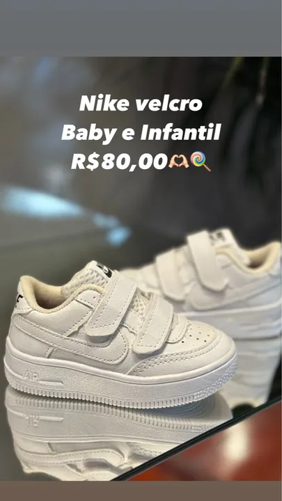 Tenis velcro baby bebe e infantil
