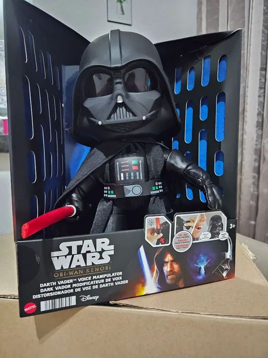 Boneco Darth Vader Falante Star Wars - Obi-Wan Kenobi - Foto 6