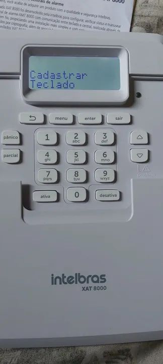 Teclado sem fio Intelbras XAT 8000 para central de alarme - Foto 4
