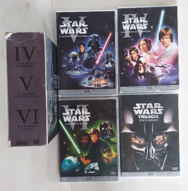 Box Star Wars (IV, V, VI e bônus)