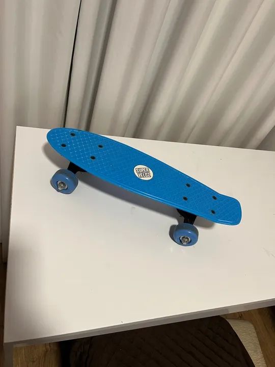  Skate infantil azul  menino ( até 50kg) 