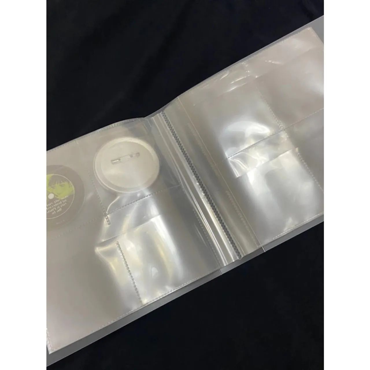 Fichário / Binder para armazenamento de bottons ou acrílicos - 24 bolsos - Foto 4