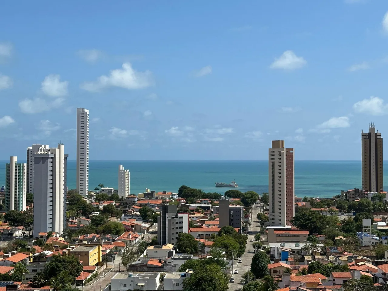 Pronto para você, vista mar,  59m2, mobiliado
