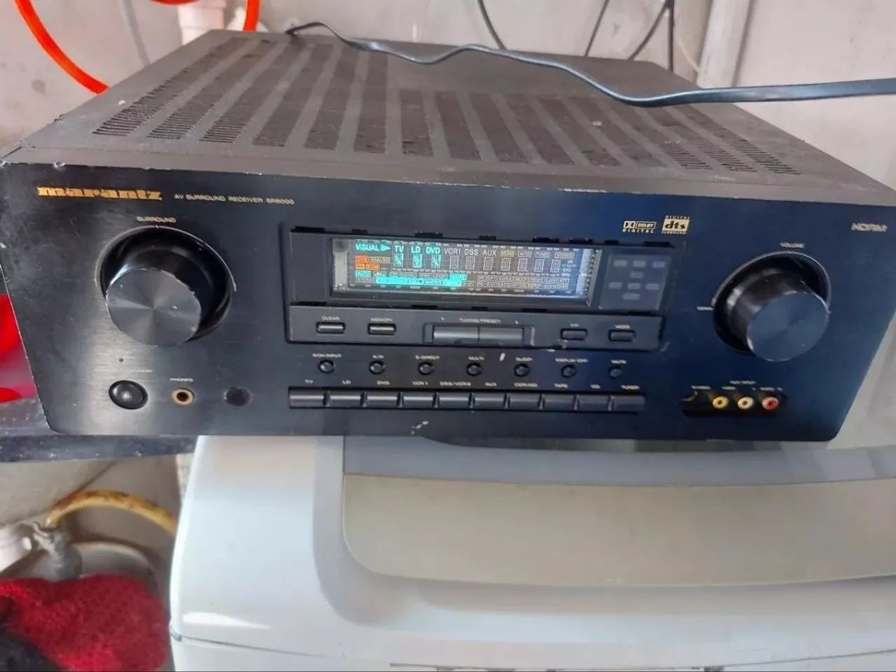 Marantz Receiver Av Surround Sr 8000  Tape Pick-up  Funciona
