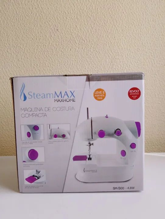 Máquina de Costura Compacta Steam Max 