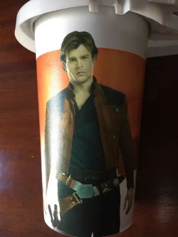 Copo Star Wars Han Solo exclusivo Denny?s importado - Foto 3