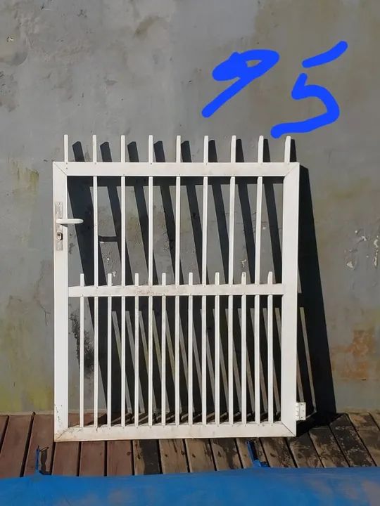 Portão de alumínio 