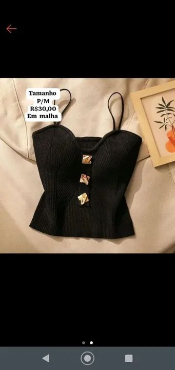 Blusas femininas tamanho M escolha já a sua 